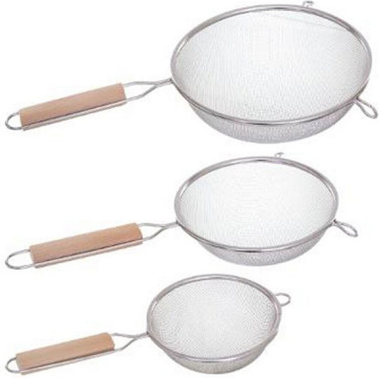 Secret de Gourmet Stainless Steel Colander Tea 3pcs