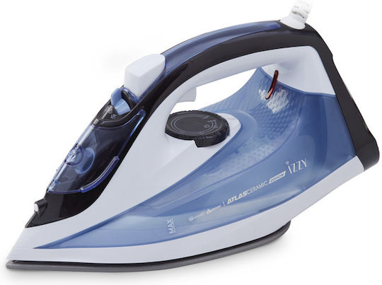 Izzy Atlas Ceramic 2200 IZ-1104 Σίδερο Ατμού 2200W με Κεραμική Πλάκα και Συνεχόμενη Παροχή Ατμού 25gr/min