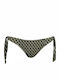 Rock Club BP-3146 Bikini Slip mit Schnürchen Schwarz BP3146.como