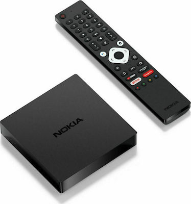 Nokia TV Box Streaming Box 8000 4K UHD με WiFi USB 3.1 (USB-C) 2GB RAM και 8GB Αποθηκευτικό Χώρο με Λειτουργικό Android 10.0 και Google Assistant