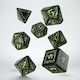 Q Workshop Elvish Dice Set Dice Black & White (...