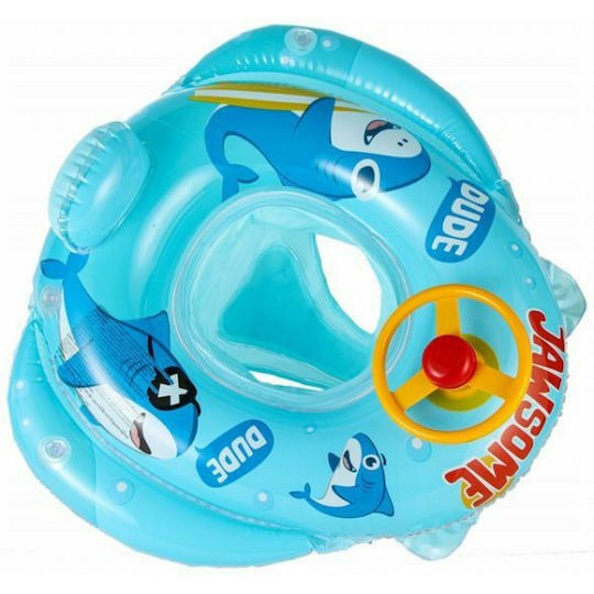 Βρεφικό Σωσίβιο Swimtrainer με Μήκος 76εκ. για 6 Μηνών και Άνω Μπλε Little Twin Stars Βαρκάκι