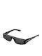 Sting Women's Sunglasses with Black Plastic Frame and Black Lens SST366 0700