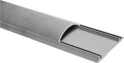 Aca Canal de Cablu De podea din Plastic 50x15mm Gri Set 40buc