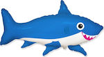 24" Blue Smiling Shark Balloon