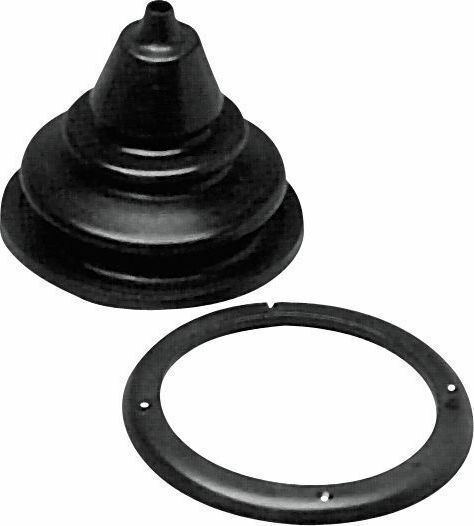 Lalizas Nozzle Bulb Inflatable Valve with Screw Flange, Ø150mm, Cutting Diameter Ø120mm, Black