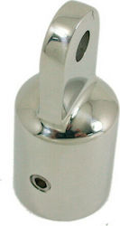 Eval Boat Canopy Pipe Tip with 30mm Diameter Silver