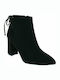 Corina 8870 Suede Women's Ankle Boots Black