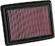 K&N Freeflow Air Filter 240x191mm for Honda Civic