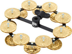 Meinl Headliner Series Μαύρο Μεταλλικό Ντέφι Hi-Hat με Διπλή Σειρά Ζίλιες
