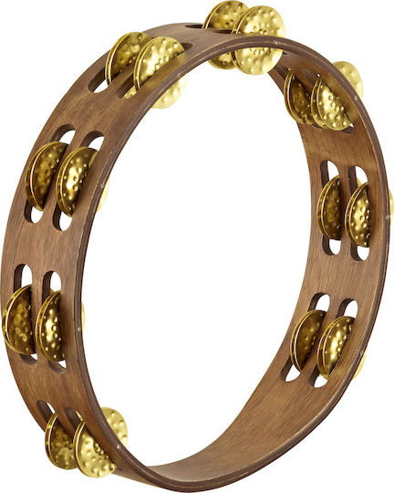 Meinl Vintage Hammered Brass Jingles Кафяв Дърво с два реда зили