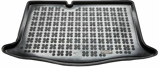 Rezaw Plast Kofferraummatten Wannenartig 1Stück aus Kunststoff für Nissan Micra 2016+ Schwarz