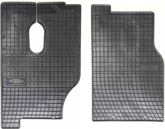 Frogum Front Mats 2pcs for Mercedes-Benz Actros 1996-2003 Black
