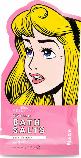 Mad Beauty Άλατα Μπάνιου Princess Aurora με Άρωμα Peach 80gr