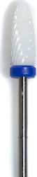 Safety Nail Drill Ceramic Bit with Cone Head Blue