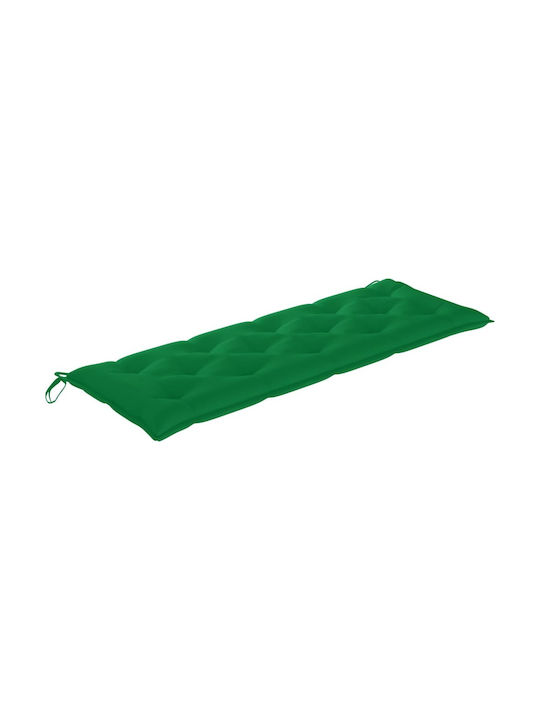 vidaXL Waterproof Garden Bench Cushion Green 50x150cm.