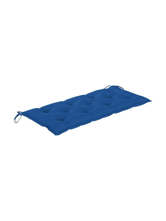 vidaXL Wasserdicht Gartenbankkissen Blue 50x120cm.