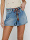 Only Women's Jean High-waisted Shorts Blue