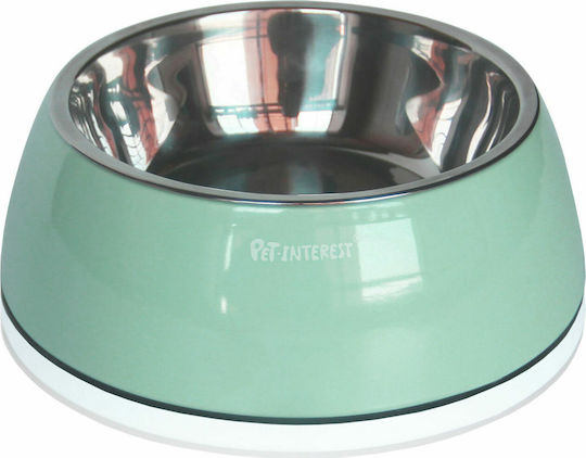 Pet Interest Deluxe Dual Plastic Food and Water Bowl for Dog 900ml
