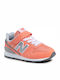 New Balance Kinder-Sneaker 996 mit Klettverschluss Rosa