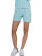 Body Action Women's Terry Sporty Shorts Ciel