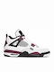 Air  4 Retro PSG Boots White / Black / Metallic Gold / Bordeaux