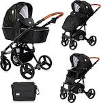 Lorelli Rimini 3 in 1 Adjustable 3 in 1 Baby Stroller Suitable for Newborn Forest Green & Black 10021052162