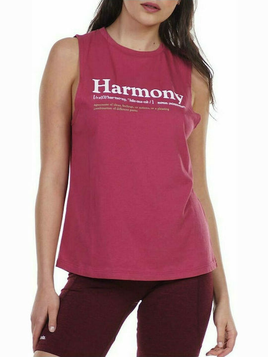 Body Action Women's Athletic Blouse Sleeveless Pink