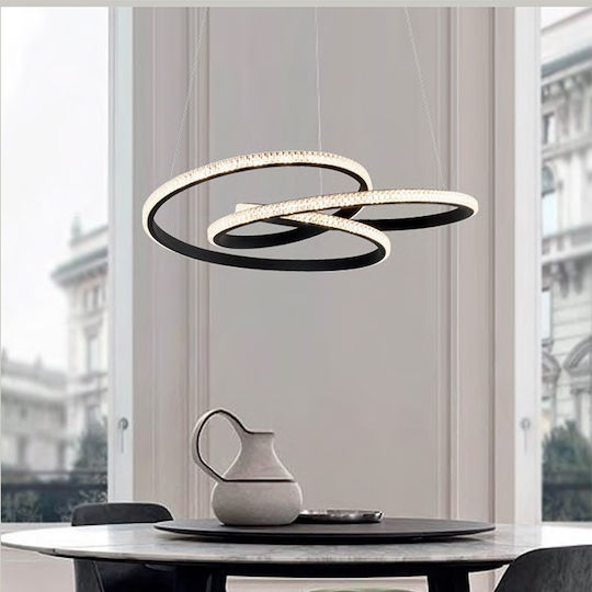 Viokef Berlin LED Κρεμαστό Φωτιστικό Μαύρο 52x520x120εκ. Viokef Berlin LED Κρεμαστό Φωτιστικό Μαύρο 52x520x120εκ.
