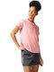 ASICS Sakura Damen Sportlich T-shirt Rosa