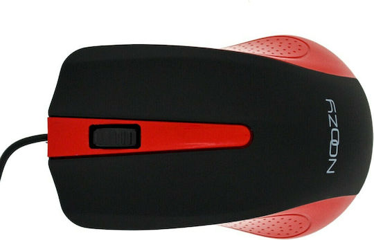 Noozy SM-26 Ενσύρματο Ποντίκι Black/Red