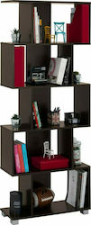 Bibliotecă Ezir 70x25x177cm Wenge