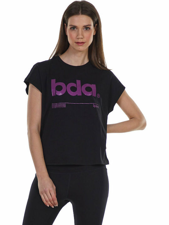 Body Action Damen Sportlich T-shirt Schwarz