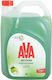 AVA Professional Washing-Up Liquid with Fragrance Πράσινο Μήλο 1x4lt