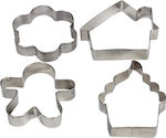 TnS Inox Cookie Cutter 4pcs 03-950-3018