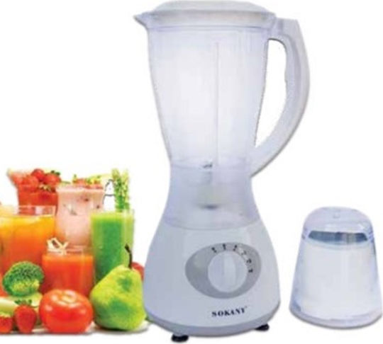 Sokany Μπλέντερ με Πλαστική Κανάτα 1.5 lt 600W Λευκό KF-336