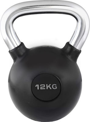 MDS 053A Kettlebell Gummi 4kg Schwarz