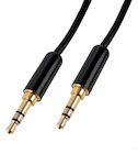 Cascha Cable 3.5mm male - 3.5mm male Μαύρο 3m (HH2093)