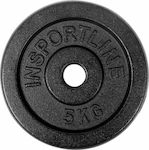 inSPORTline Castblack Set of Plates Metal 1 x 5kg Φ30mm