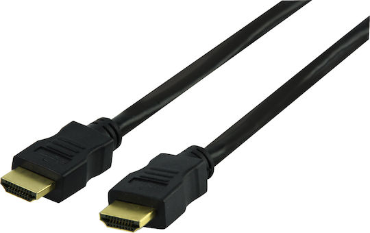 Lancom HDMI 2.0 Premium High Speed 4K 60Hz HDR Cable HDMI male - HDMI male 1.8m Μαύρο