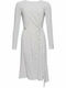 Superdry Ecovero Twist Midi Dress White