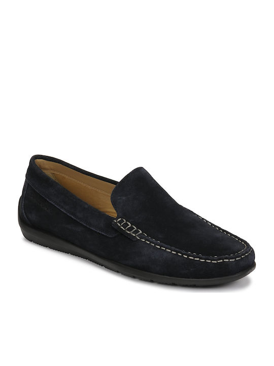 Lumberjack Leman Men's Suede Moccasins Blue