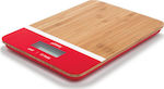 Pebbly PEB-BRR Digital Kitchen Scale 1gr/5kg Red