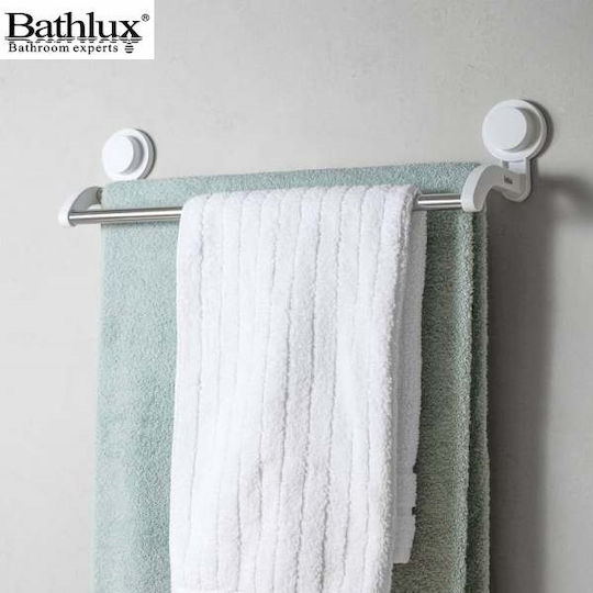 Bathlux 30129 Calea ferată de Baie Dublă De Perete cu ventuză de aspirație 53x10.5cm Albă Bathlux 30129 Calea ferată de Baie Dublă De Perete cu ventuză de aspirație 53x10.5cm Albă