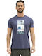 Emerson Herren T-Shirt Kurzarm Blau