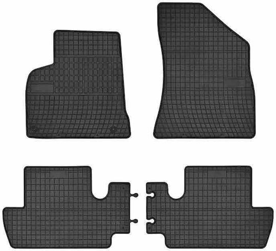 Frogum Σετ Μπροστινά και Πίσω Πατάκια 4τμχ για Peugeot 3008 2009-2016 Μαύρα