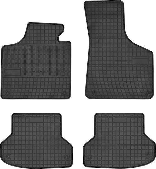 Frogum Satz Vorder- und Hintermatten 4Stück aus Gummi für Audi A3 2003-2013 Schwarz