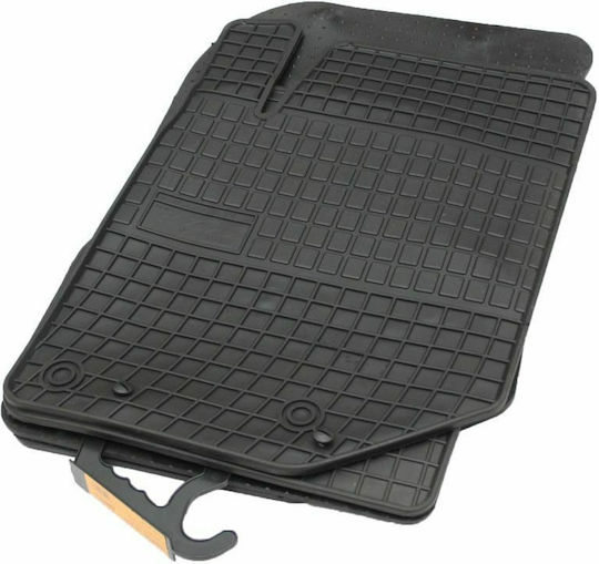 Frogum Set of Front and Rear Mats 4pcs for Peugeot 2008 2008 Black