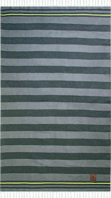 Greenwich Polo Club 3583 Beach Towel Gray with Fringes 190x100cm. 267101903583