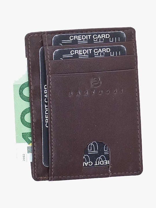 521-100 Leather Men's Wallet Cards Brown